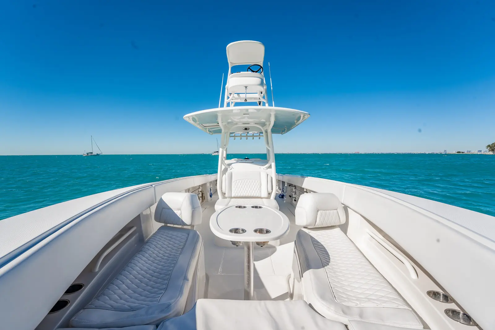 Forward view from the Marlin Tower toward the bow
